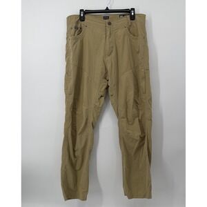 KUHL Konfidant Air Pants Mens Size 35x30 Brown Pockets Flex Outdoor Hiking